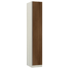 Roupeiro 1 Porta 236x40,3x56cm Madeira Nogueira Dourado Prime Luciane