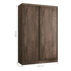 Roupeiro 2 Portas 3 Gavetas Orleans Ébano