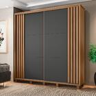 Roupeiro 2 Portas Ancona Cinamomo Grafite