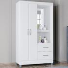 Roupeiro 2 Portas Com Espelho 965 Poqq