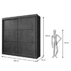 Roupeiro 2 Portas Correr Cancun D Doro Móveis Branco