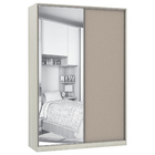 Roupeiro 2 Portas de Correr 236x159,2x54,5cm Madeira Connect Prime Luciane