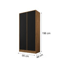 Roupeiro 2 Portas Ideale Móveis Leão