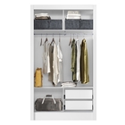 Roupeiro 2 Portas Larson Branco