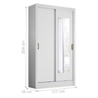 Roupeiro 2 Portas Larson Branco