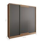 Roupeiro 3 Portas 3 Gavetas Com Espelho Adelaide Atacama Graf