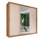 Roupeiro 3 Portas Casal Liverpool Flex Amêndola Off White