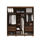 Roupeiro 3 Portas Correr Libéria Imbuia Fendi