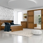 Roupeiro 3 Portas Correr Polidoro Sky Móveis Bettio Topázio