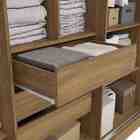 Roupeiro 3 Portas De Correr Com Espelho Nogueira/fendi Kappes