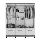 Roupeiro 3 Portas Estella Branco