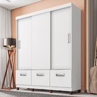 Roupeiro 3 Portas Estella Branco