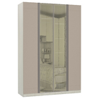 Roupeiro 4 Portas 236x159,2x56cm Madeira Connect Prime Luciane