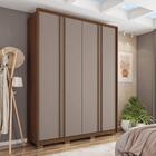 Roupeiro 4 Portas Correia Fendi Havana