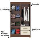 Roupeiro 4 Portas E 02 Gavetas Rp142 Fell