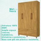 Roupeiro 4 Portas E 2 Gavetas Ro94 Mpri