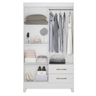 Roupeiro 4 Portas Joseph Branco