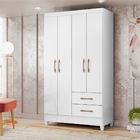 Roupeiro 4 Portas Joseph Branco