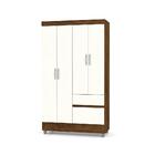 Roupeiro 4 Portas Venga Imbuia Rústico