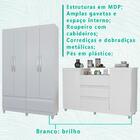 Roupeiro 4 Pt E Comoda Sapateira 3 Gv Ro