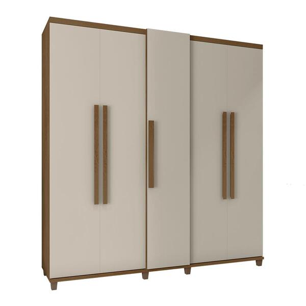 Roupeiro 5 Portas Arezzo Cinamomo Off White