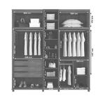 Roupeiro 5 Portas Com Sapateira Vanda Freijó Off White