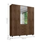 Roupeiro 5 Portas Ragusa Freijó