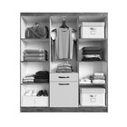 Roupeiro 6 Portas 181cm X 159,5cm X 40cm Laguna Branco