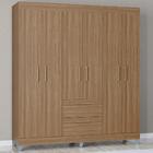 Roupeiro 6 Portas 2 Gavetas 963 Poqq