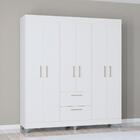 Roupeiro 6 Portas 2 Gavetas 963 Poqq