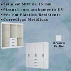 Roupeiro 6 Portas 3 Gavetas 945 Poqq