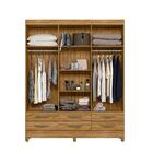 Roupeiro 6 Portas Benfica Com Espelho Freijó