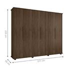 Roupeiro 6 Portas Bérgamo Freijó