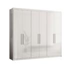 Roupeiro 6 Portas Casal Paris Branco
