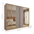 Roupeiro 6 Portas Cávado Buriti Fendi