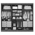 Roupeiro 6 Portas Da Vinci Plus D Doro Móveis  Carvalho