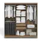 Roupeiro 6 Portas E 2 Gavetas Nogueira Kappesberg