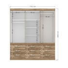 Roupeiro 6 Portas Teles Atacama