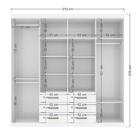 Roupeiro 8 Portas Florida Branco