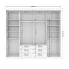 Roupeiro 8 Portas Jade Branco