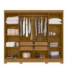 Roupeiro 8 Portas Rocas Freijó Cinza