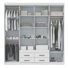 Roupeiro 8 Portas Stella Branco