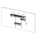 Roupeiro Aramado Quarto Pequeno Closet Feminino Solteiro 2,20