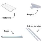 Roupeiro Armário Aramado Suspenso Alta Durabilidade Praia 1,3