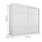 Roupeiro Asteca Duas Portas De Correr Branco