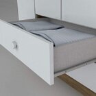 Roupeiro Bala De Menta 3 Portas Dobradiça Metálica Em Mdp Hen