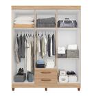 Roupeiro Bernado Nature Titanium