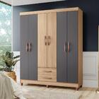 Roupeiro Bernado Nature Titanium