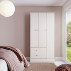 Roupeiro Branco Politorno 180x91x91cm