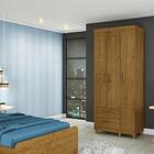 Roupeiro Canadá 3 Portas E 2 Gavetas Conquista Móveis